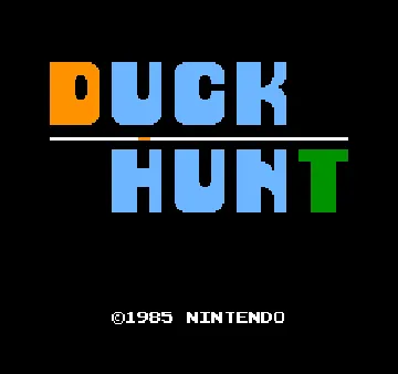 Vs. Duck Hunt screen shot title